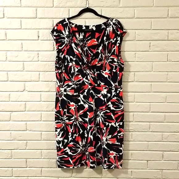 Jones New York Dresses & Skirts - Navy & Orange Jones New York Dress EUC